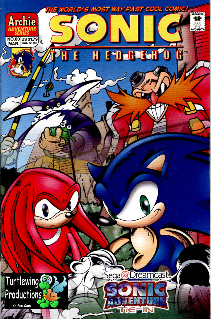 Sonic - Archie Adventure Series March 2000 Comic cover page